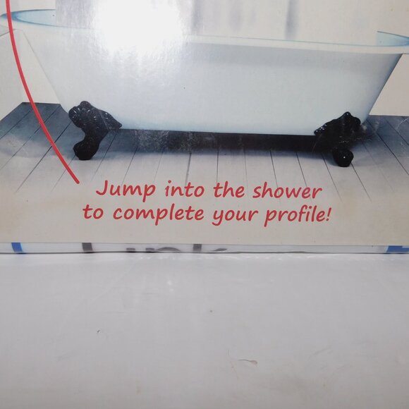 Social Media Profile Shower Curtain New in Package - Picture 3 of 8